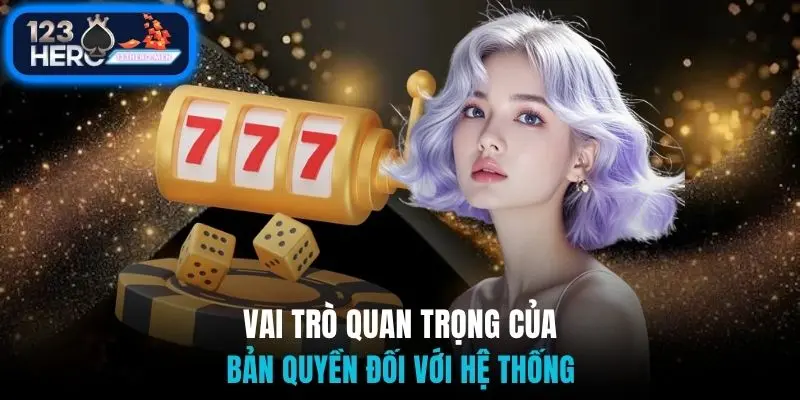 Vai trò quan trọng của bản quyền đối với hệ thống
