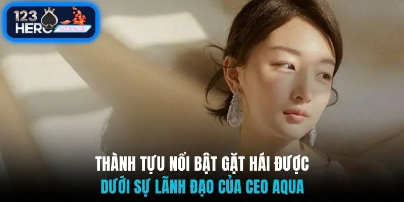 Thành tựu nổi bật gặt hái được dưới sự lãnh đạo của CEO AQUA