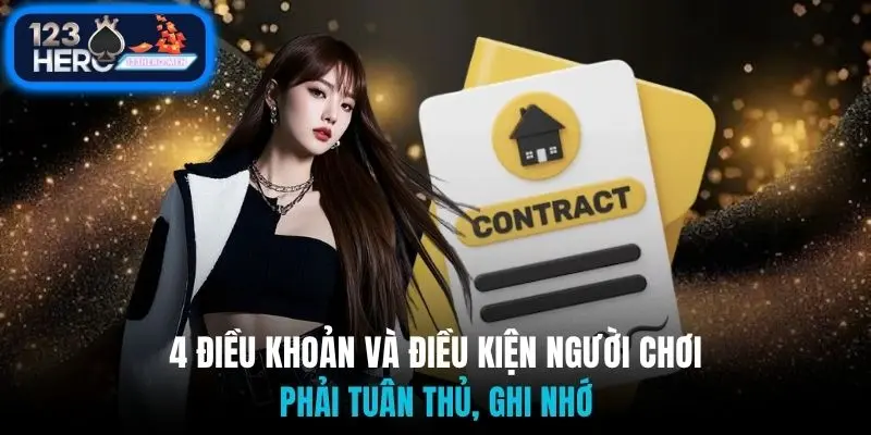 4 điều khoản và điều kiện người chơi phải tuân thủ, ghi nhớ